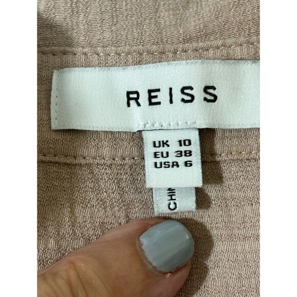 Reiss Junie top, blush, small, understated, classic, elegant, minimalist - Picture 5 of 6
